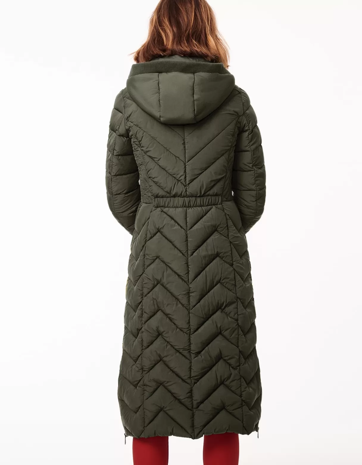 chevron_city_long_puffer_coat_2-3.webp Women Bernardo Fashions Heavy Winter Coats>Chevron City Long Puffer Coat