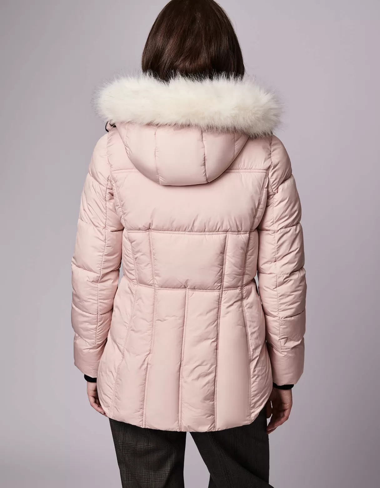 park_city_vegan_fur_trim_puffer_jacket_3-1.webp Women Bernardo Fashions Jackets>Park City Vegan Fur Trim Puffer Jacket