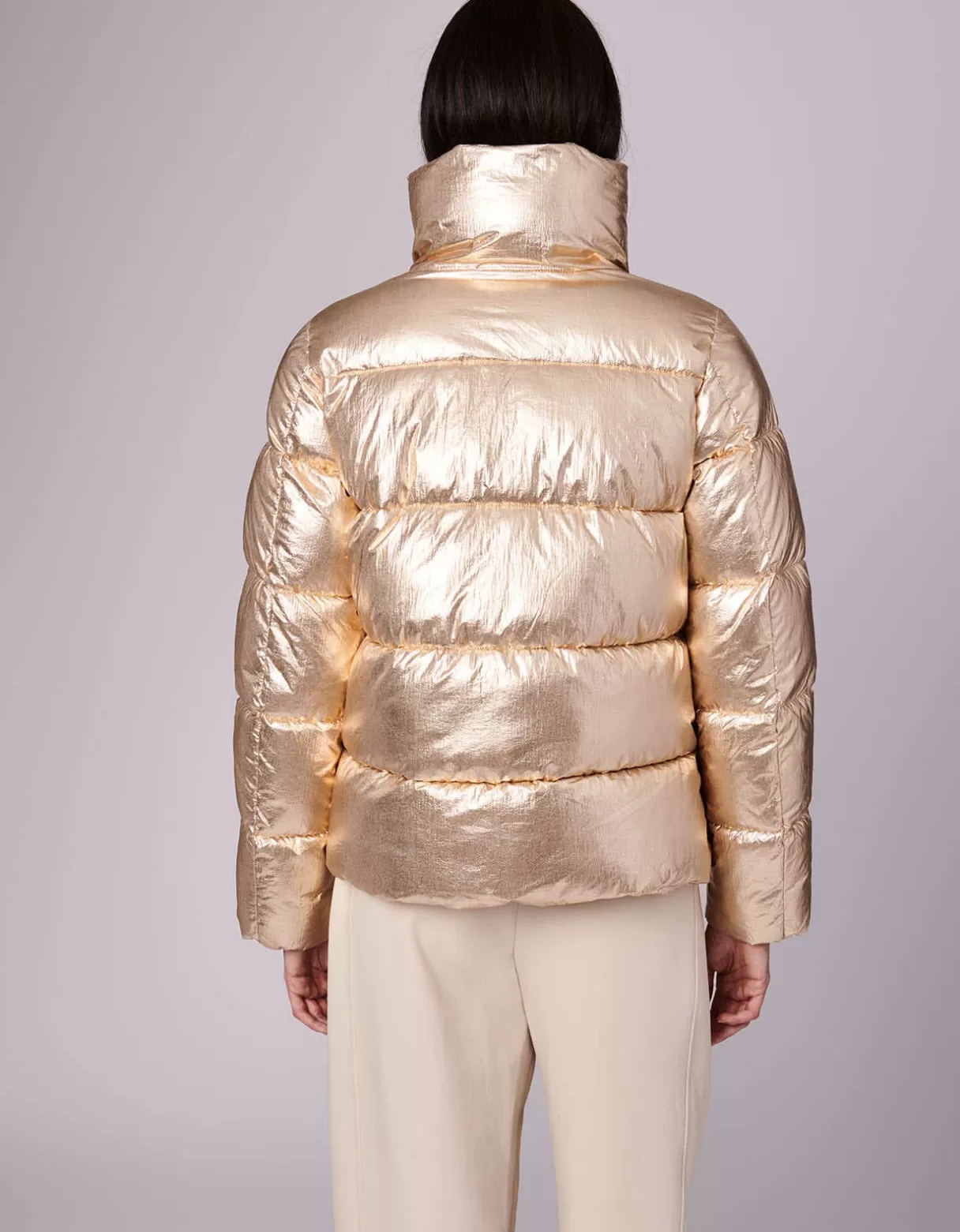 super_glam_funnel_puffer_jacket_3.webp Women Bernardo Fashions Jackets>Super Glam Funnel Puffer Jacket
